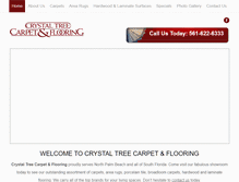 Tablet Screenshot of crystaltreecarpets.com
